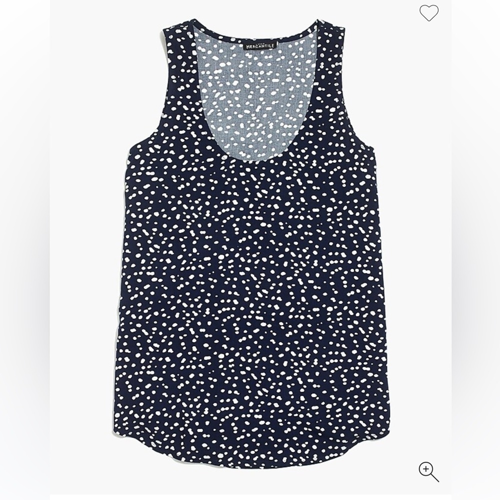 J.Crew sleeveless print top EUC